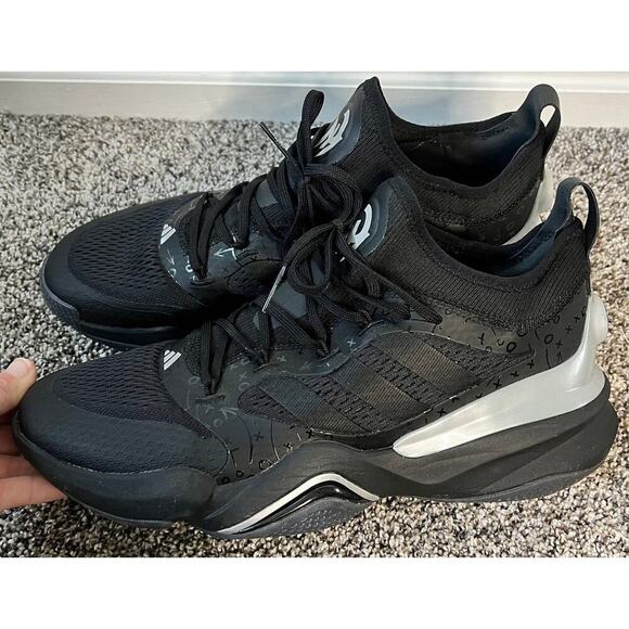 Adidas Mahomes 2 Impact FLX training black silver boost men's size 12.5 - Picture 1 of 9